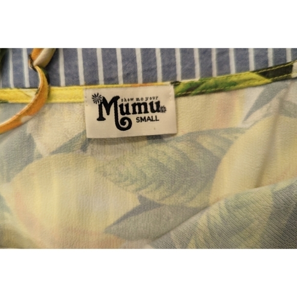 Show Me Your Mumu Rorey Citrus Lemon Romper Size Small - Picture 4 of 6